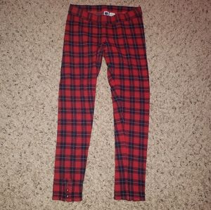 Girls Janie & Jack Plaid Leggings